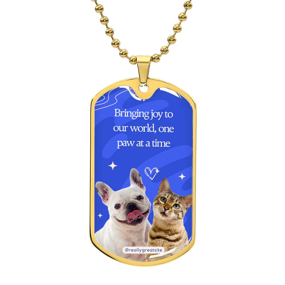 Customizable Dog Tag with Your Picture,Personalized Dog Tag with Your Picture and Message.