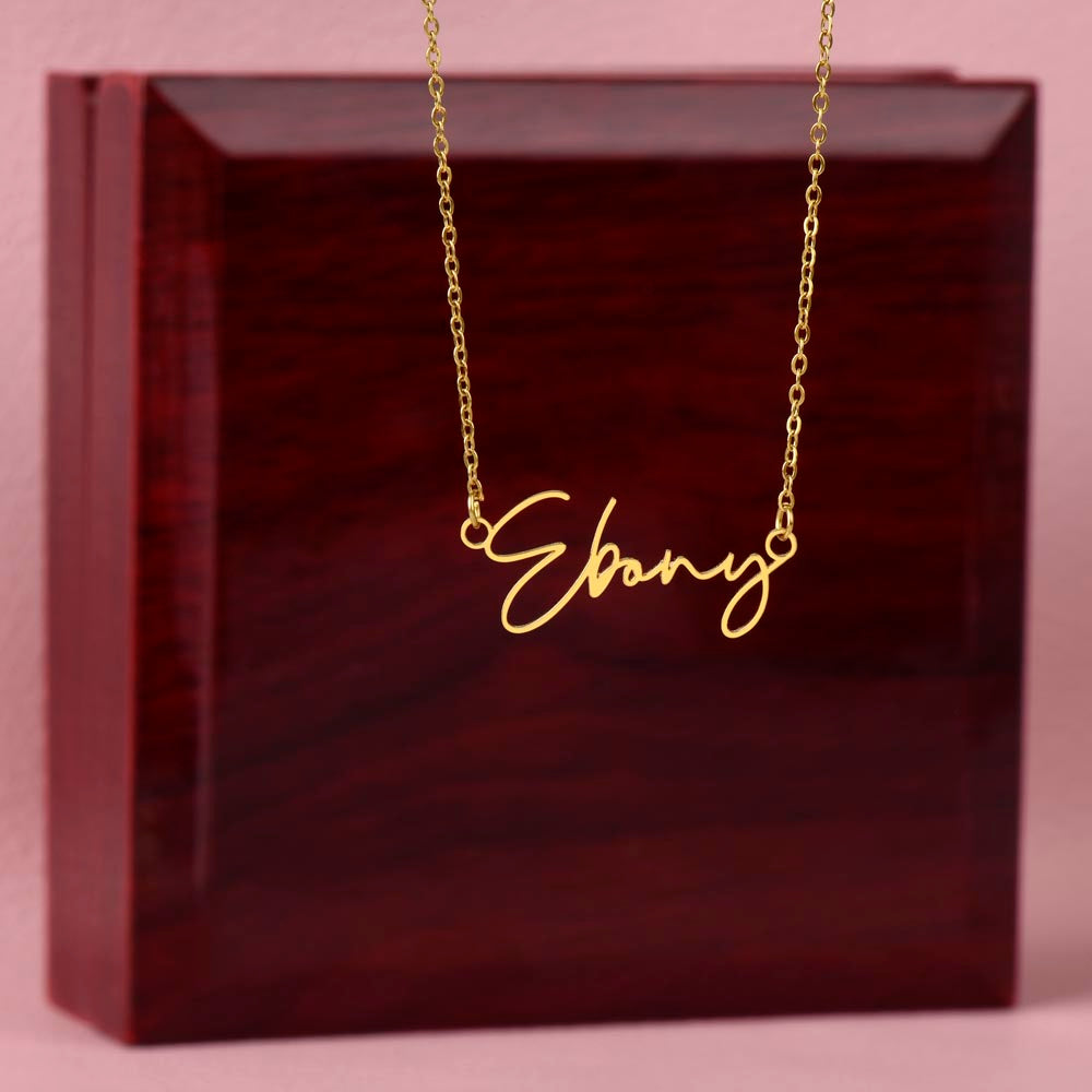 Signature Style Name Necklace for your Mom,Gift for mothers day,