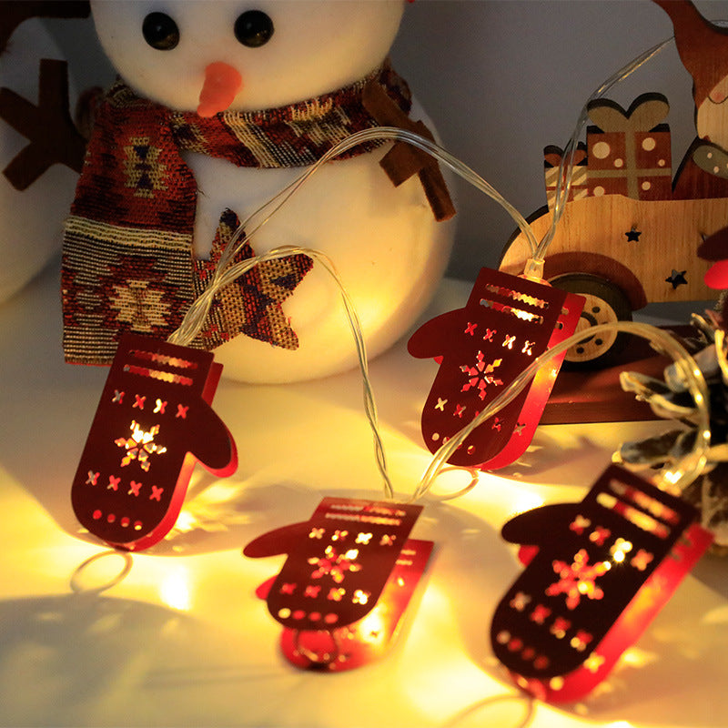 Christmas LED Light String - Santa Claus, Elk, Snowman Xmas Ornament String Lights for Holiday Decorations